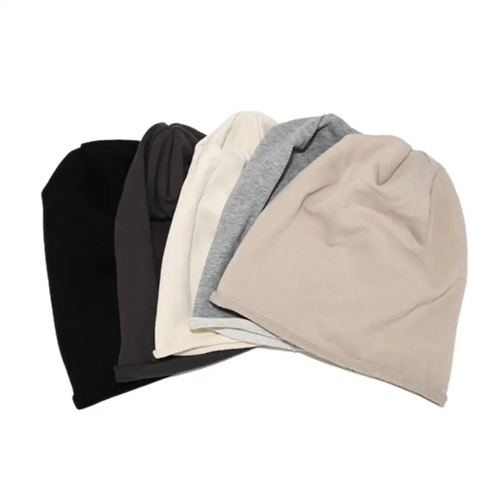 

Bonnet Hat Ear Protection Solid Color Keep Warm Dating Traveling Shopping Adults Bonnet Hat Knitted Cap for Everyday Life