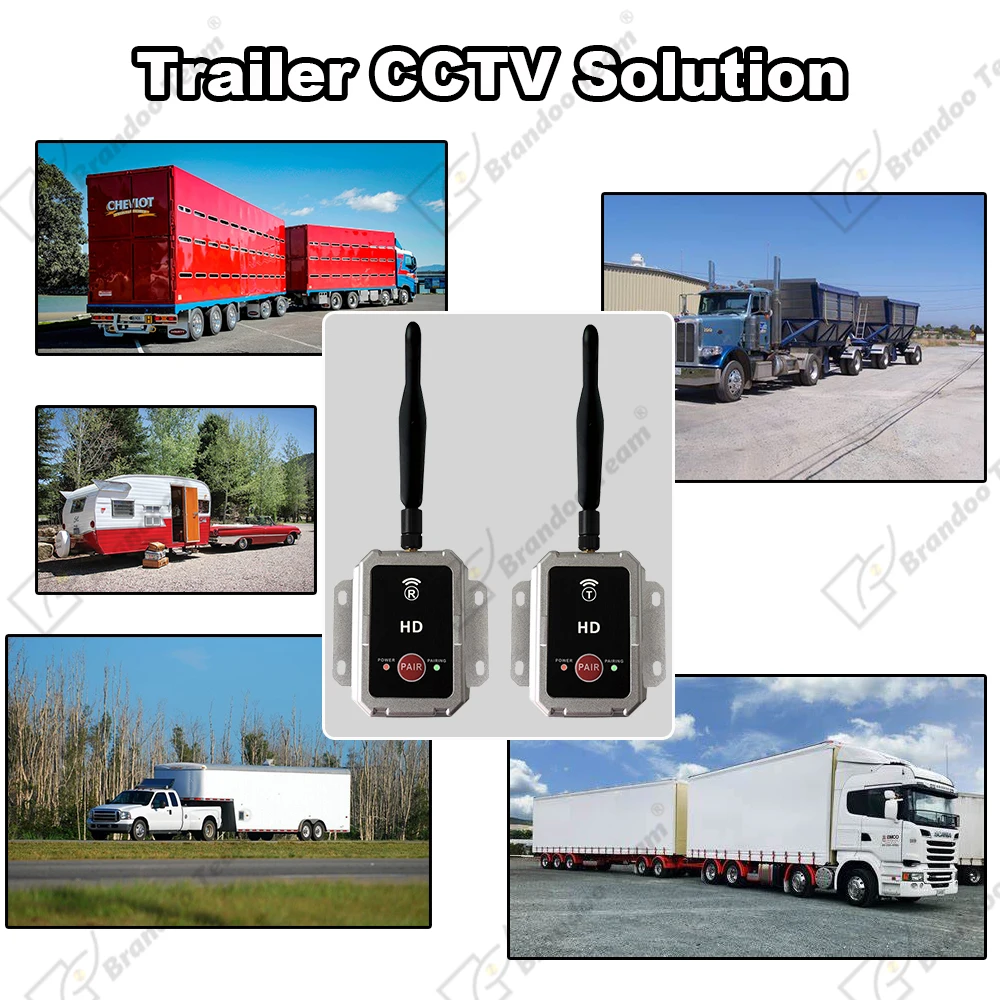 Trail Car 1500M 2 4G HD расширитель беспроводной видео передатчик приемник комплект для RV