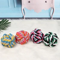 dog toys bite resistant knot puzzle toys fun molars cleaning non toxic thread ball pet products