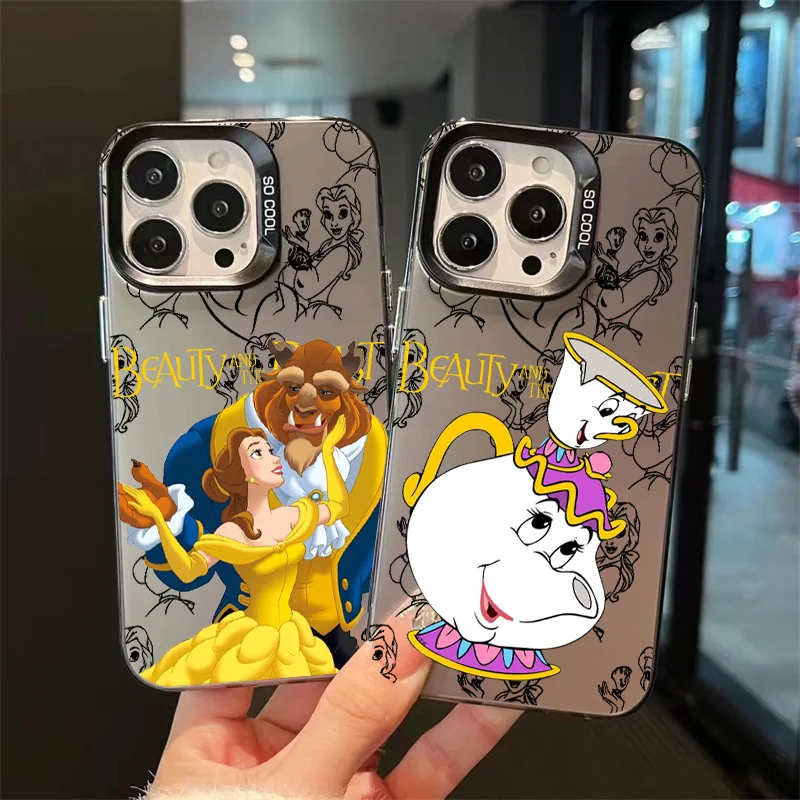 Disney Красавица и Чудовище для OPPO A98 A96 A95 A94 A78 A76 A74 A60 A58 A57 A55 A53 A38 A37 A36 A35 A31 красочная
