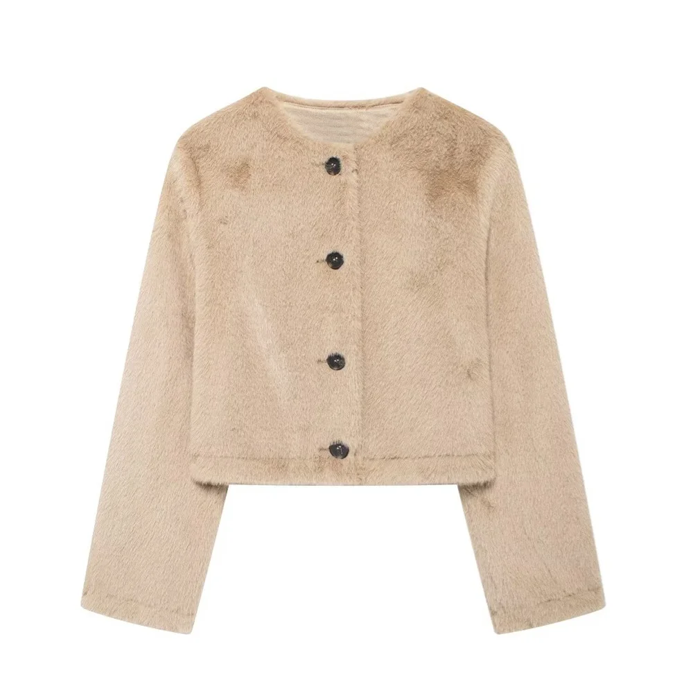 TRAF осень/зима новый продукт женская одежда стильная универсальная короткая