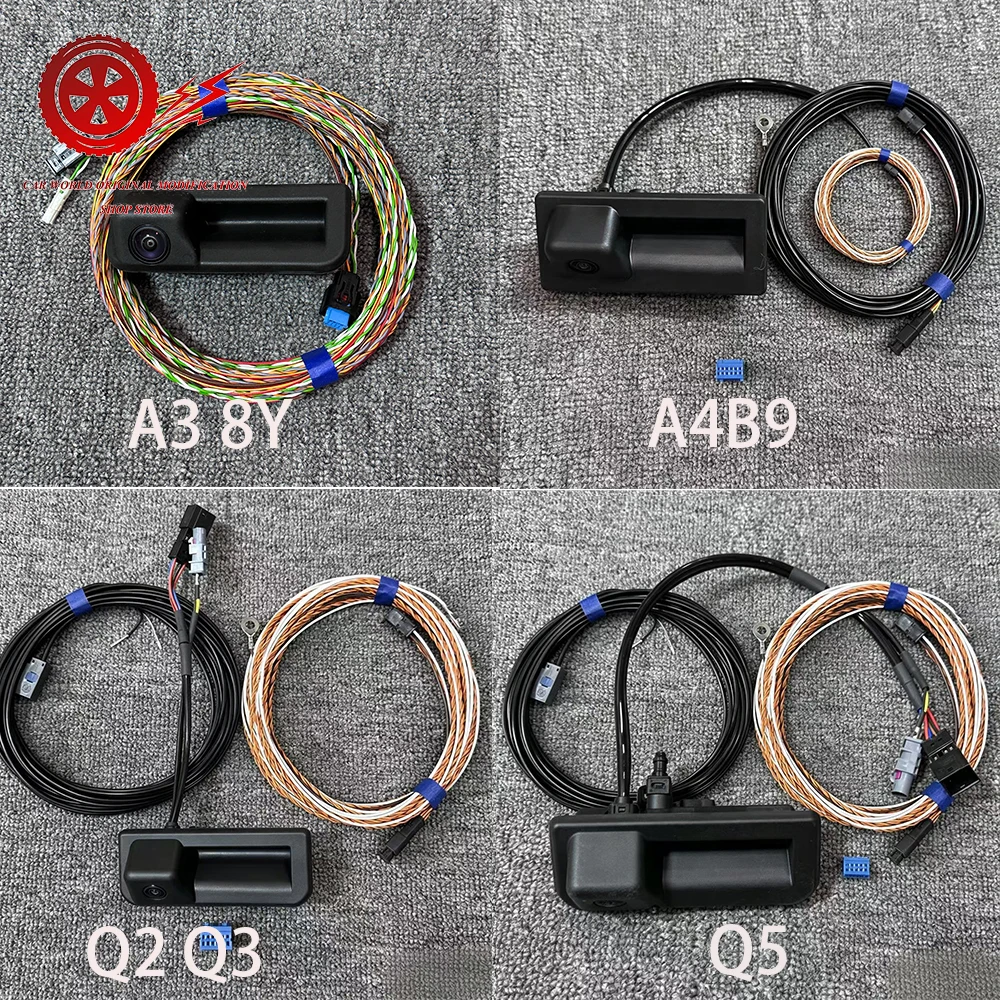 Фото Камера заднего вида MIB2 для Audi A3 8V 8Y, A4 B9, A5, Q5, Q2, Q3, Tiguan, Skoda Octavia MK3, MK4, Kodiaq, Superb №1
