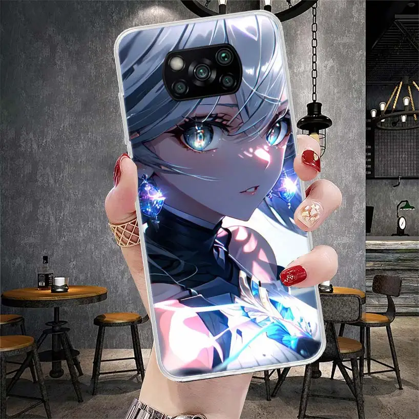 Чехол для телефона Honkai Star Rail Bronya Rand Xiaomi Poco X6 X5 X4 X3 Nfc F6 F5 Pro F4 F3 M5S M5 M4 M3 M2 F2 F1
