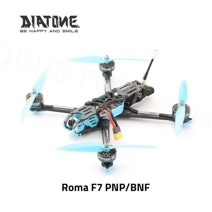 

DIATONE Roma F7 HD MAMBA F722 MK2 F65 _128K Ultra 1000 VTX RUNCAM PHOENIX2 M8PLUS GPS MAMBA TOKA 2808 1100KV 6S 7inch FPV Drone