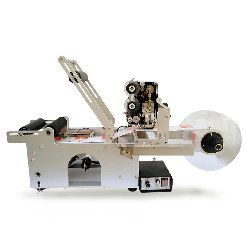 Automatyczna maszyna do etykietowania okrągłych plastikowych butelek LT-50D Urządzenie Sprzęt naklejek