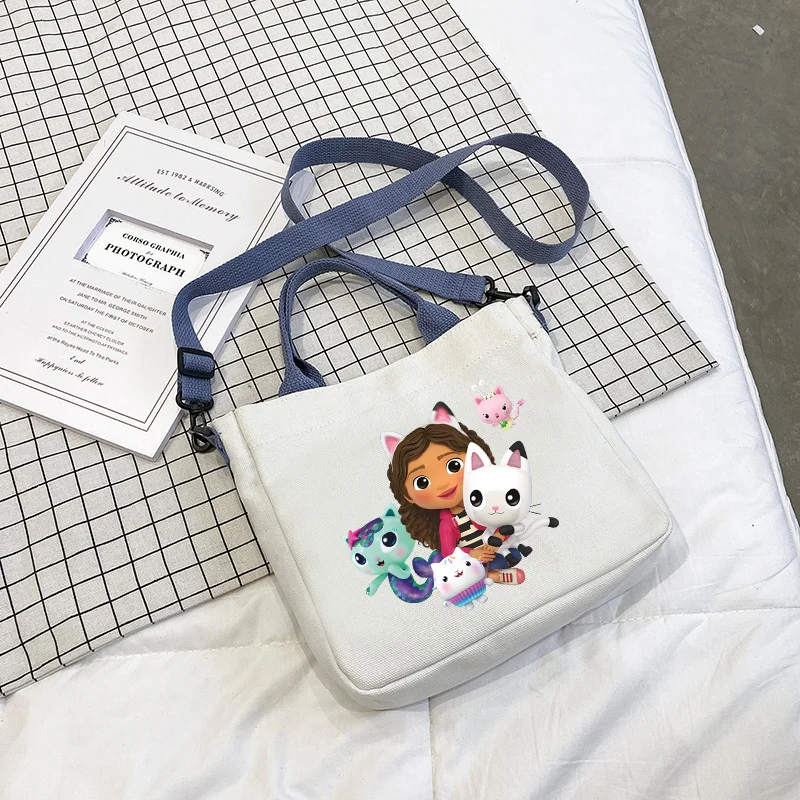 Холщовая сумка для кукольного домика Габби простая легкая квадратная девочек