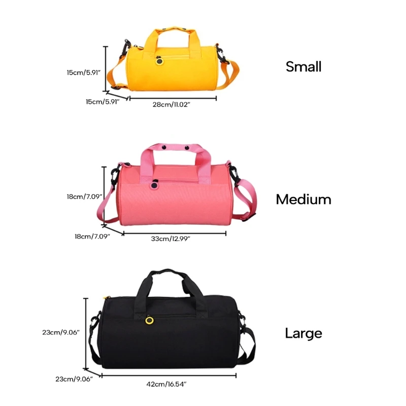 Нейлоновая спортивная сумка цвет в ассортименте