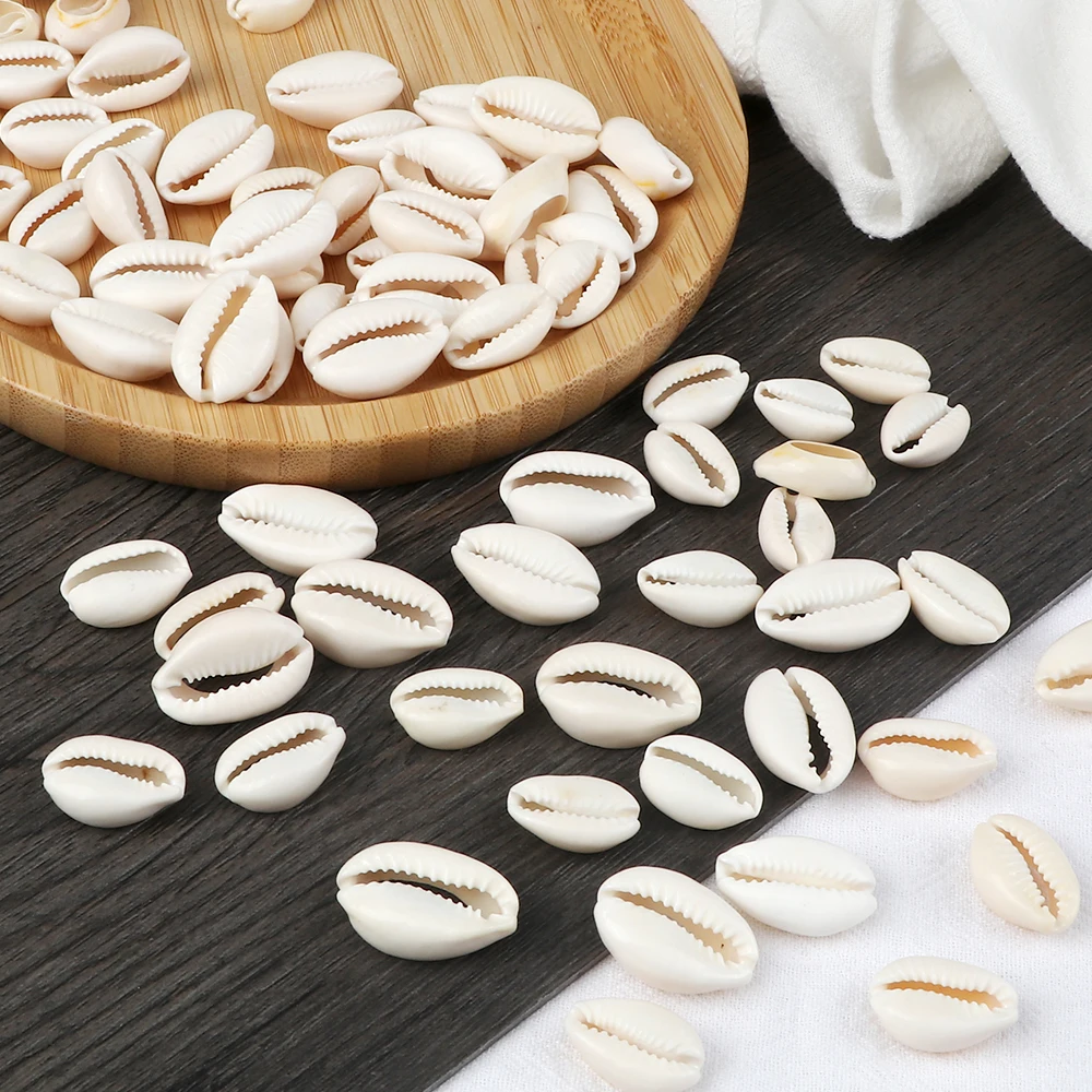 Бусины-ракушки россыпью в виде ракушек шармы сделай сам из натуральных овальных