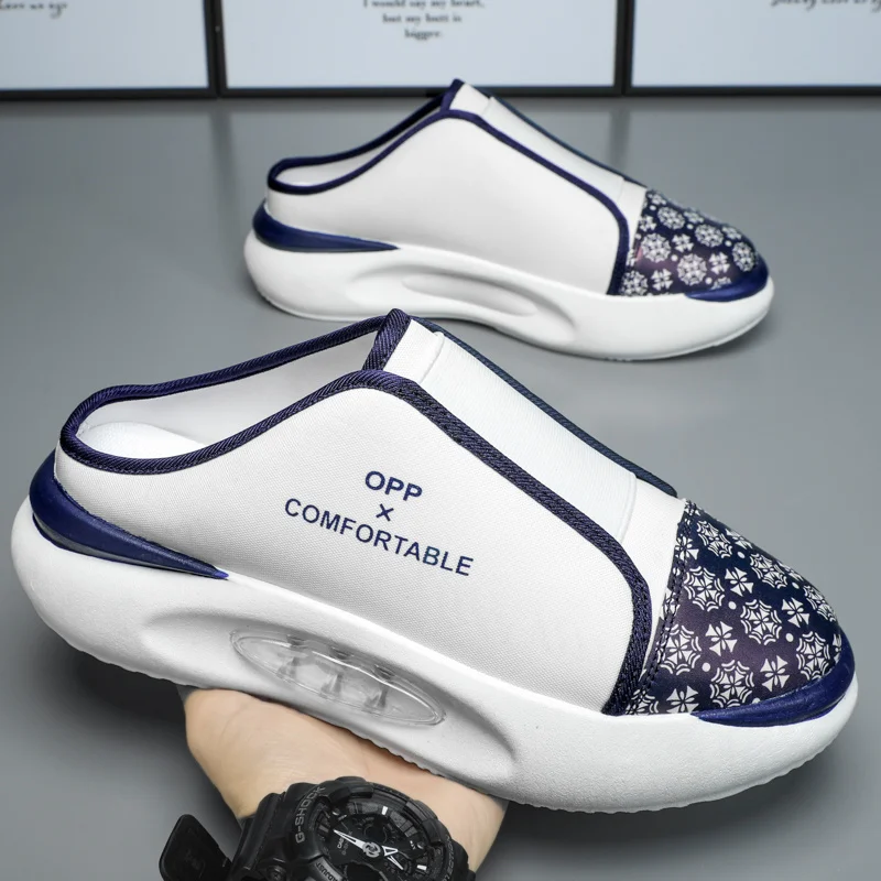 

2023 Men Slippers Slides Outdoor Sandals High Quality Men Non-slip Thick Bottom Indoor Slippers Casual Shoes Men Beach Slippers