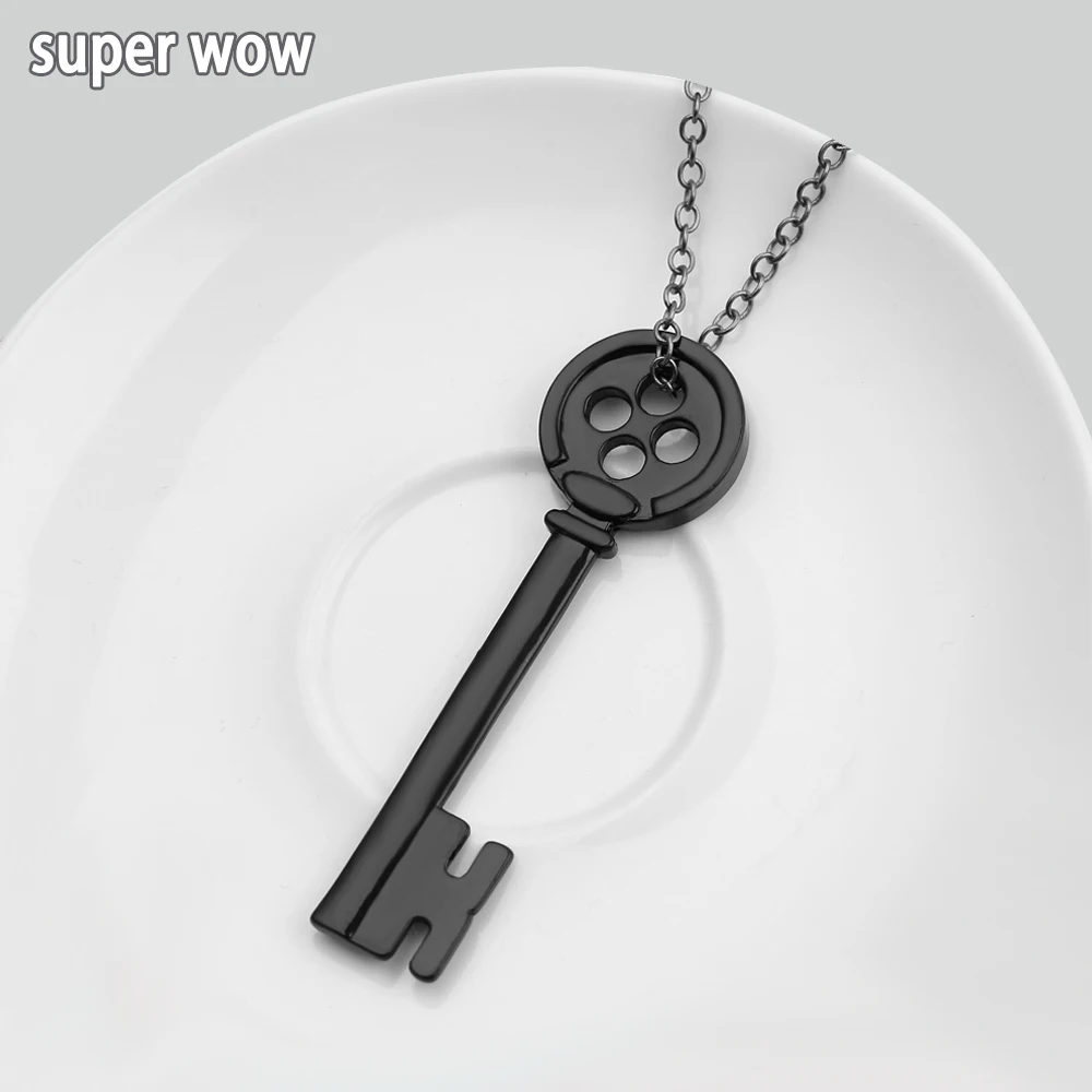 Винтажное модное ожерелье-чокер с коралиновым ключом черного цвета реквизит для