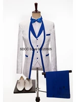 new mens suit 3 piece set slim fit tuxedo wedding groomsmen custom male blazer jacket tank top pants