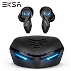 Игровые наушники EKSA GT1, Bluetooth 5,0, беспроводные наушники с микрофоном, TWS с низкой задержкой 38 мс, музыкальныйигровой режим