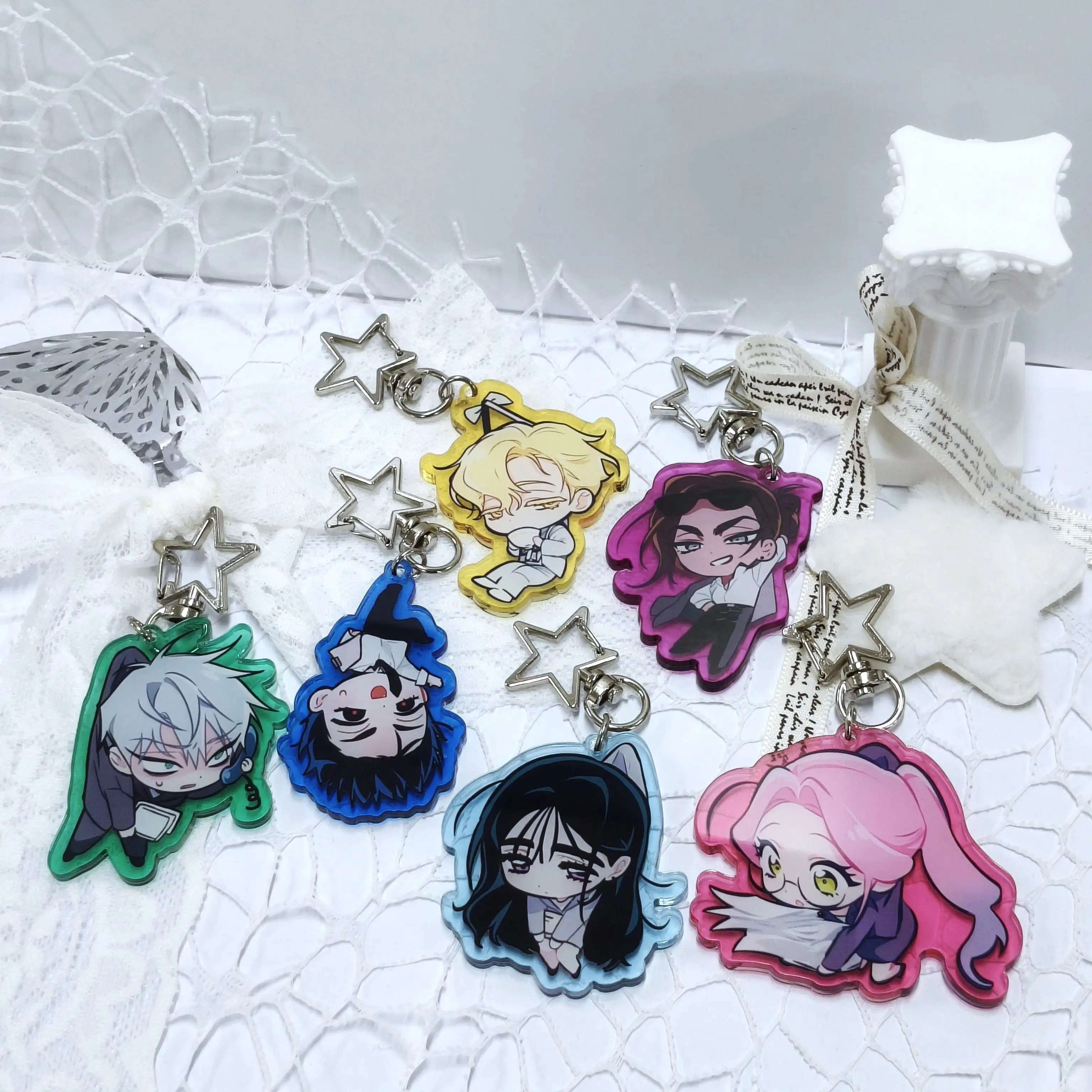 Фото Alien Stage Mizi Sua косплей Fangoods аниме брелок Till Ivan Hyuna Luka акриловые подвески брелок украшения подарок №1