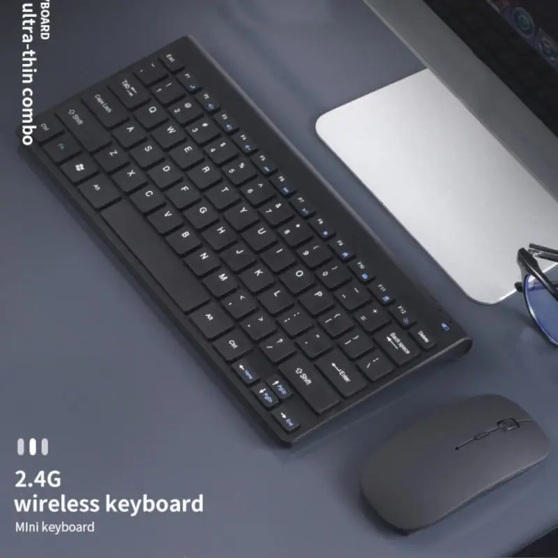 

Wireless Keyboard And Mouse Suit Keyboard And Mouse Suit Notebook Computer With External Chocolate Keys Wireless Keyboard