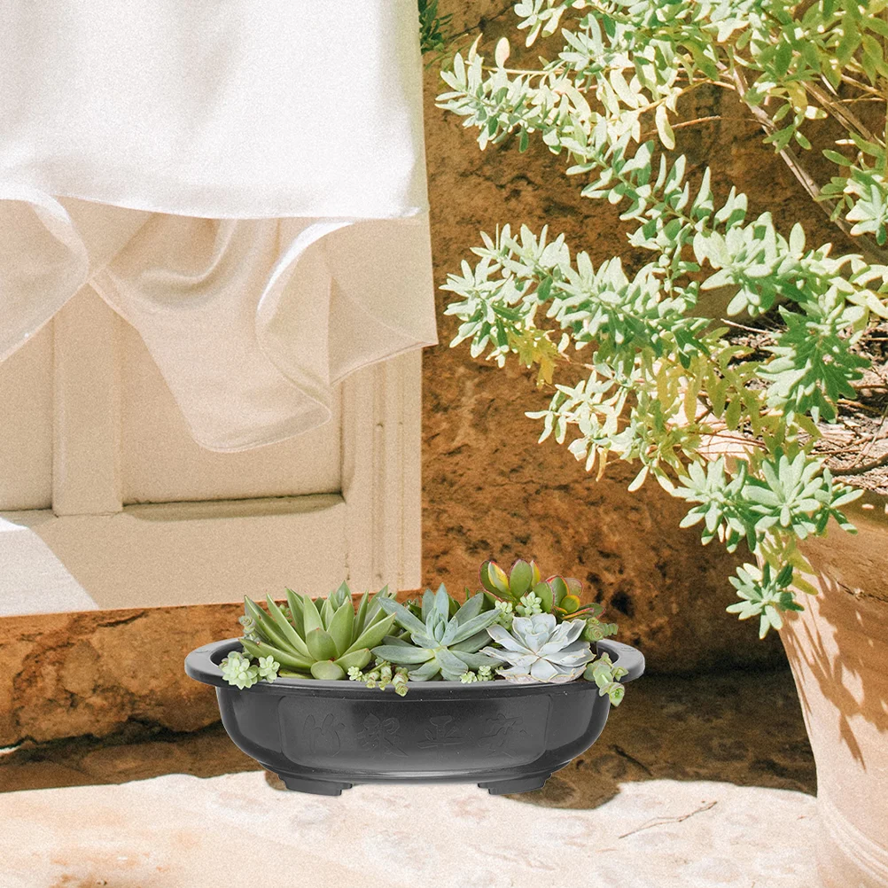 2 шт. цветочный горшок дерево бонсай садовый держатель кактус сочная чаша горшки