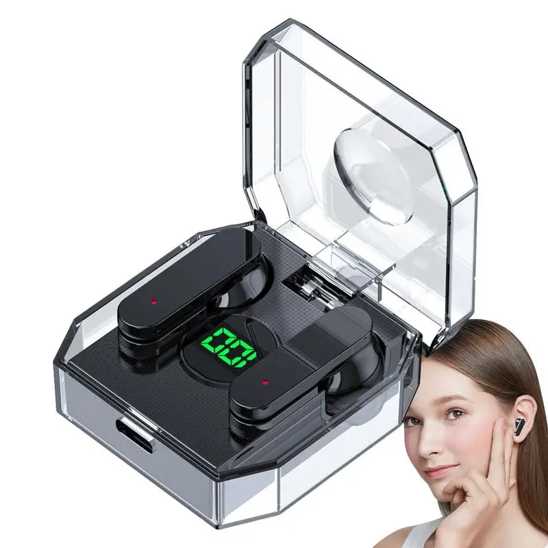 

K30 Semi-in-ear Bluetooths Headset Wireless Headset Display Stereo Waterproof Earbuds With Charging Bin For Sports Outdoor