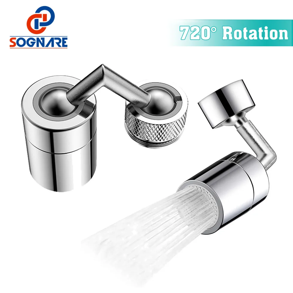 

720 Degree Swivel Faucet Aerator Universal Splash Filter Faucet Spray Head Kitchen Tap Water Saving Nozzle Movable Brass Sprayer