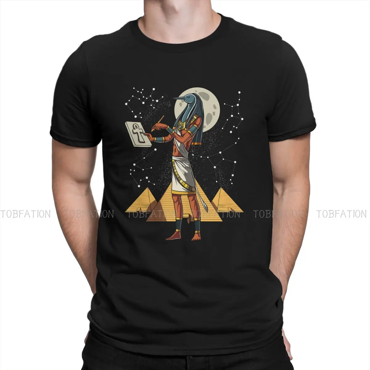 Egyptian Ancient Egypt Culture Men's TShirt God Thoth Classic  Distinctive T Shirt Original Sweatshirts New Trend