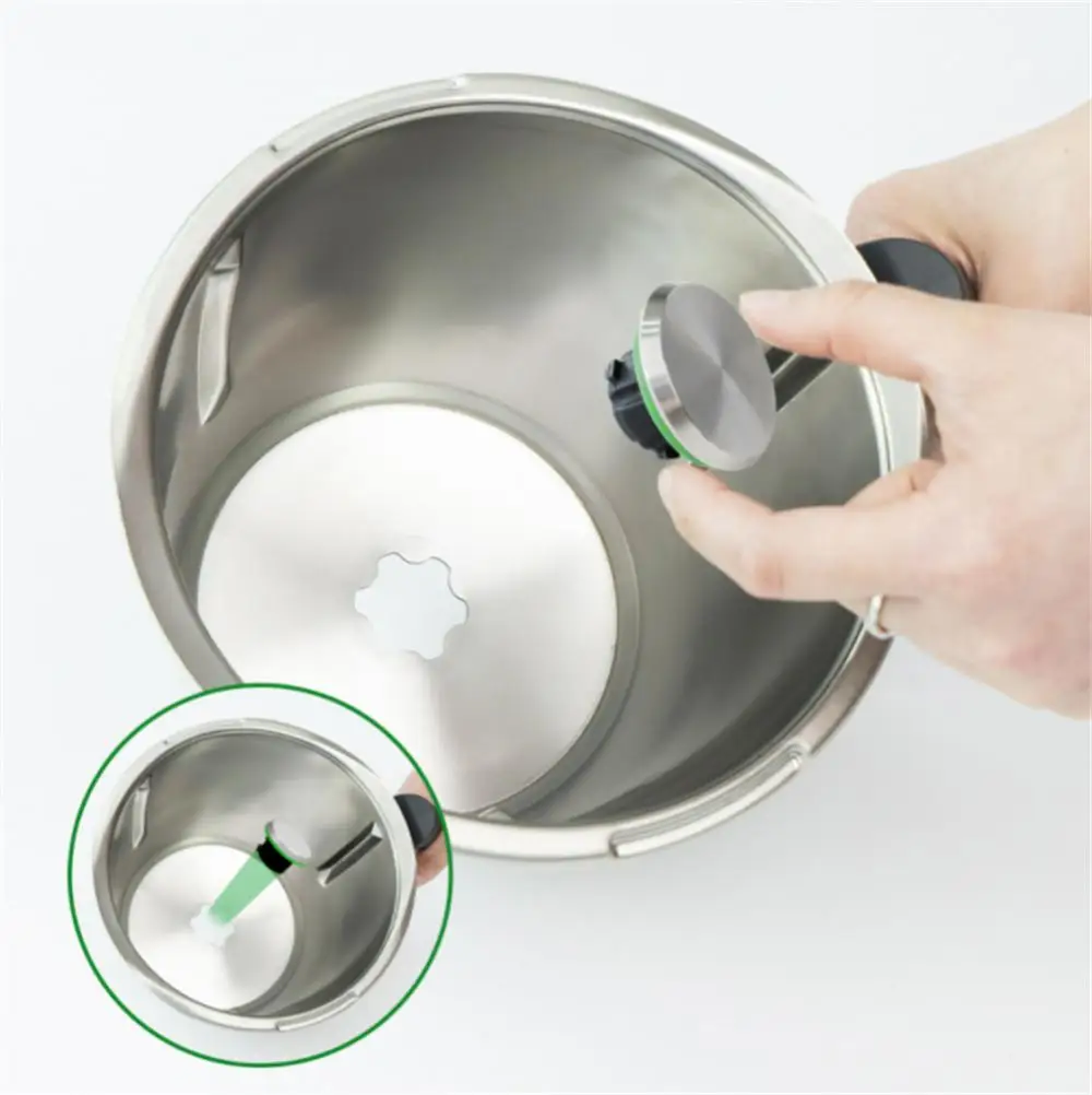 

Крышка для резака смесителя Thermomix TM5 TM6, Сменное вращающееся лезвие из сплава и пластика, кухонная Крышка для кипящей воды, аксессуары