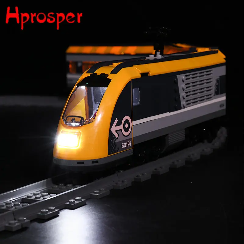 

Hprosper LED Light For 60197 Classic Passenger Train Building Blocks Lighting Toys Only Lamp+Battery Box(Not Include the Model)