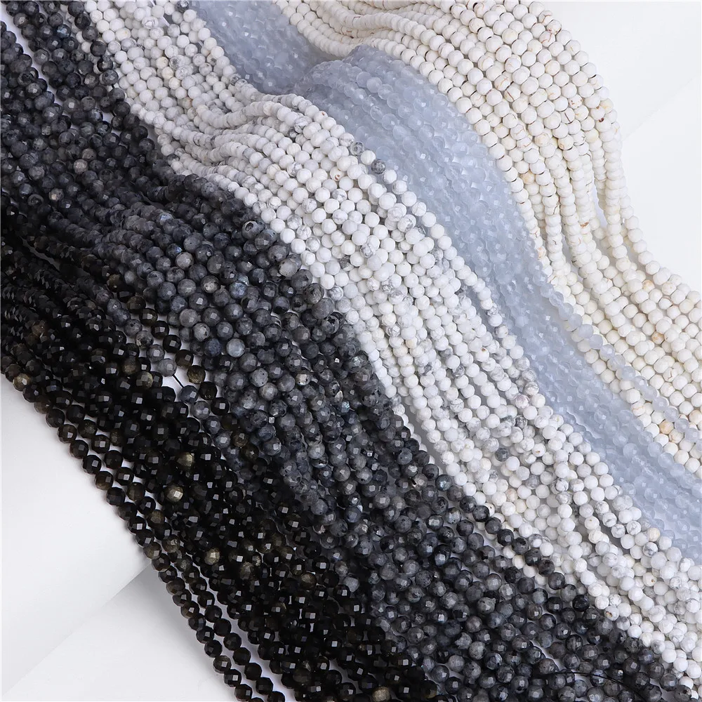 Бусины из натурального камня диаметром 4 мм 15 дюймов | Украшения и аксессуары