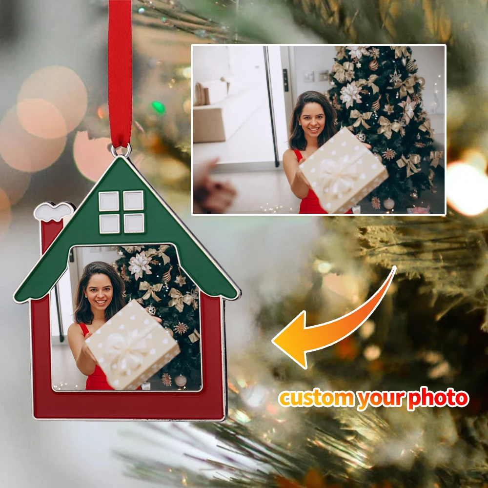 Индивидуальный красный веревочный кулон из цинкового сплава рождественское