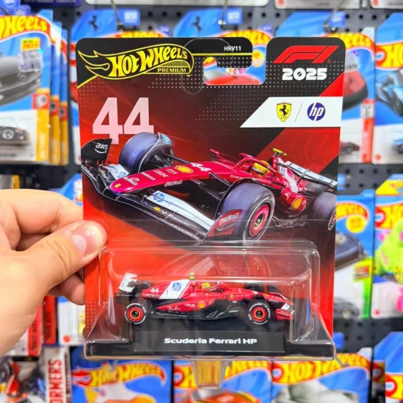 Фото Новинка! Коллекционная модель Hot Wheels Premium F1 Racing Car Gold Label Limited Edition 2025: McLaren, Mercedes, Honda (HRV11) — Лимитированная серия, литые машинки. №1