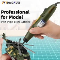 pen type mini sander stroke grinder tool machine model sander groove grinding tools for diy model moulds 110v 220v 18w