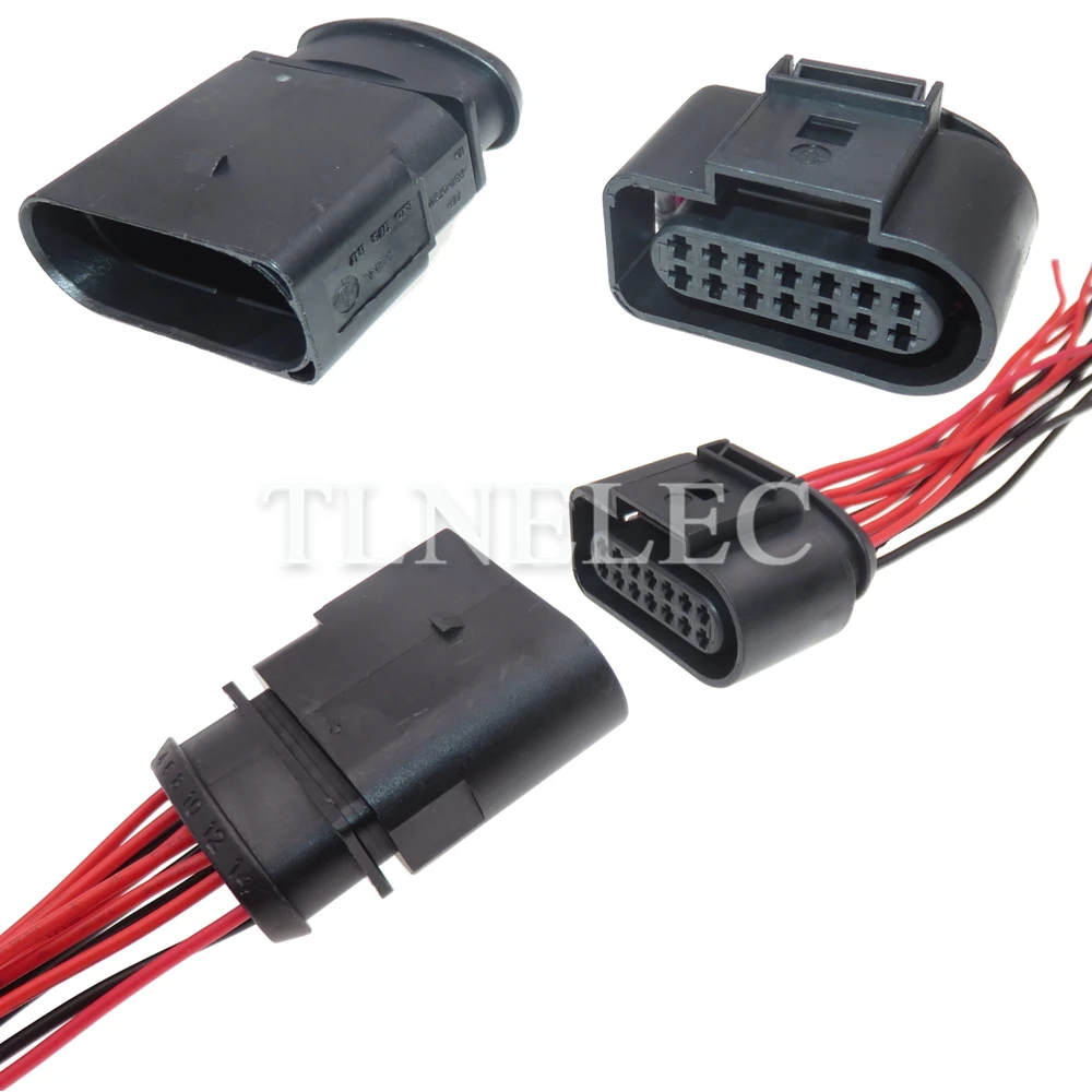 14-контактный способ автомобильной коробки передач, герметичная розетка с проводами, автомобильный проводной терминал, разъем 6X0973817 6X0973717 1-966846-1