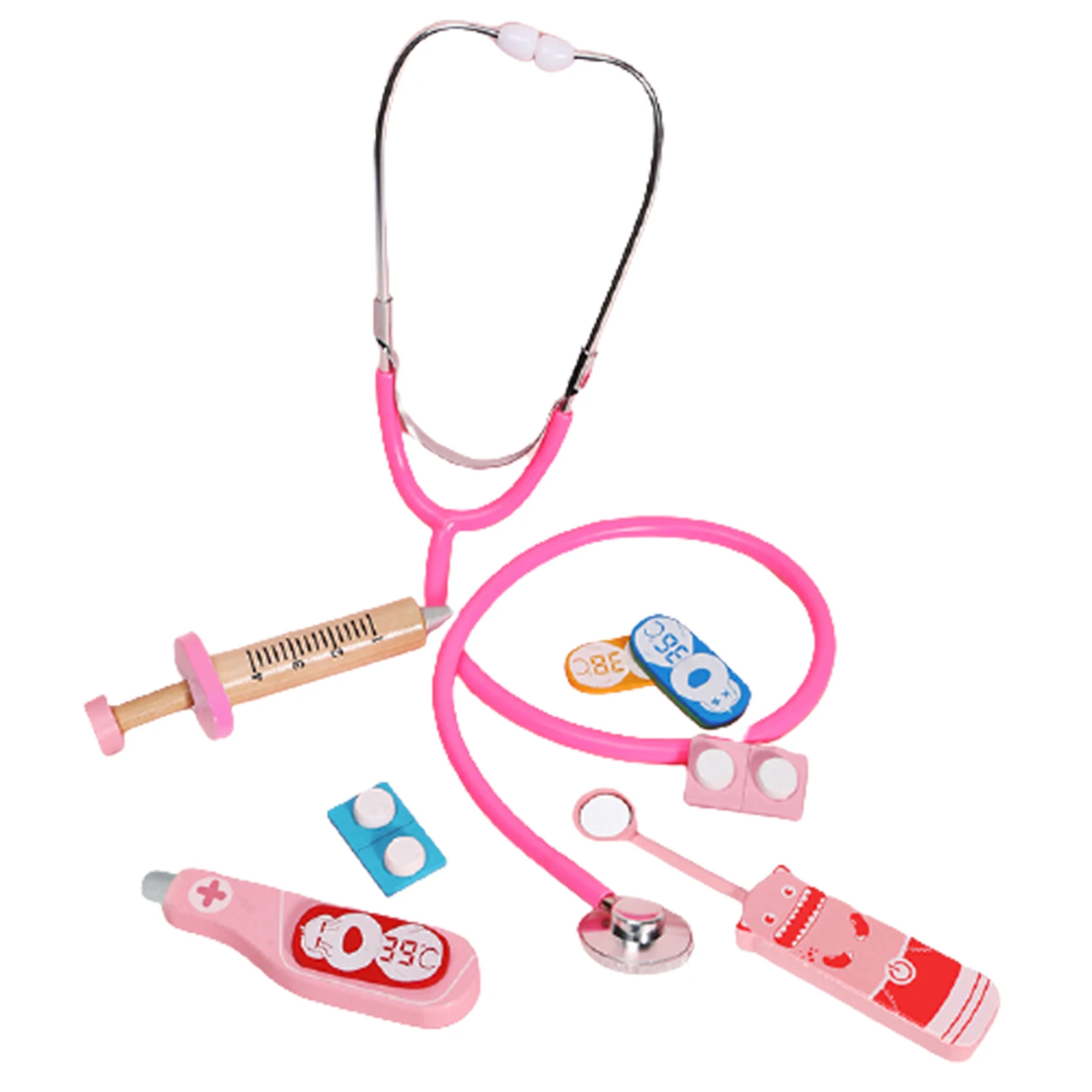 

Kids Pretend Play Doctor Toy Set Simulation Hospital Equipment Kit Educational Game Role Play Gift For Kids