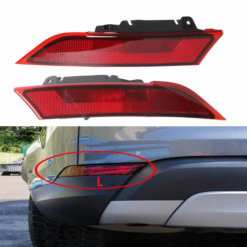 

LR082084 LR082083 Rear Bumper Fog Lamp Assembly Reflector Panel For Land Rover Discovery 2017-