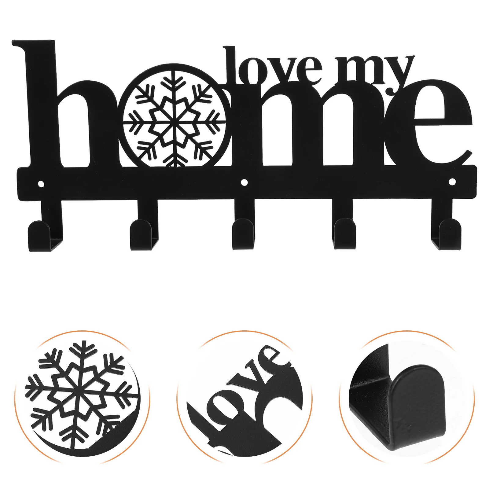 

1Pc Key Hook Clothes Hook Home Storage Hook Sundries Organizing Hook for Clothes Wall Home Door