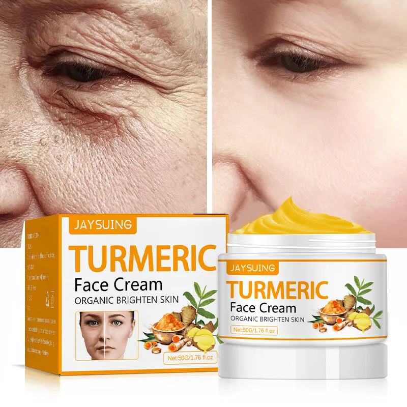 Turmeric Firming Skin Cream Anti-aging Wrinkle Removing Fine Lines Hyaluronic Acid Moisturizing Beauty Skin Care Products