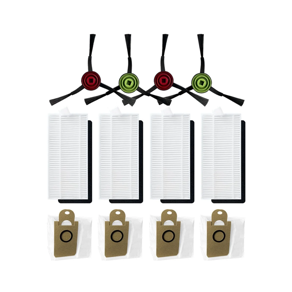 

Сменные детали для робота-пылесоса ILife T10S, боковая щетка, Hepa фильтр, мешок для пыли