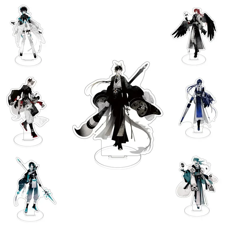 Аниме Genshin Impact Diluc Paimon Косплей Портрет Акриловый стоячий знак Ambitus