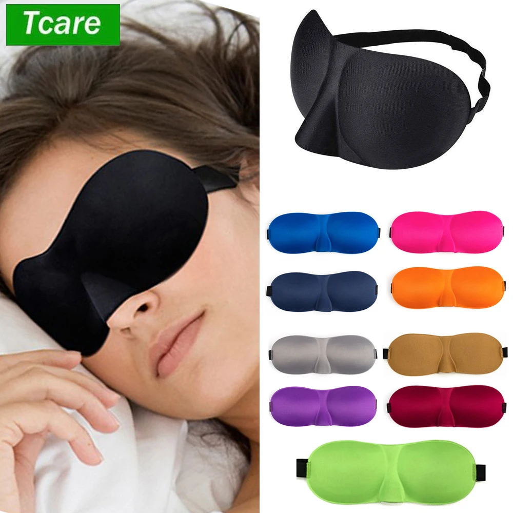 Tcare Eye Mask for Sleeping 3D Contoured Cup Blindfold Concave Molded Night Sleep Masks Block Out Light with Women Men Eyepatch