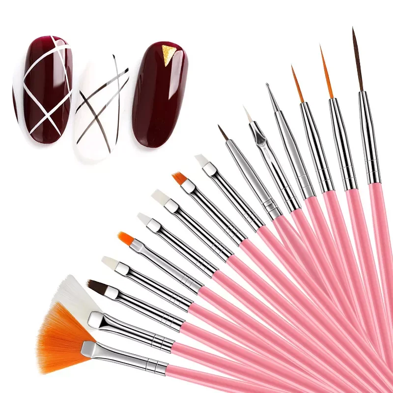 

Manicure Set Pencel Dotting Painting Design Acrylic Nail Art Brush For Manicure Decoration A Set of brushes