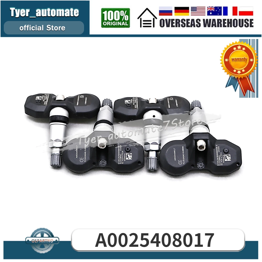 Датчик давления в шинах A0025408017, датчик контроля 433 МГц для Mercedes-Benz CL [C216] CLS [C219] GL-Class [X164] R-Class [V251]