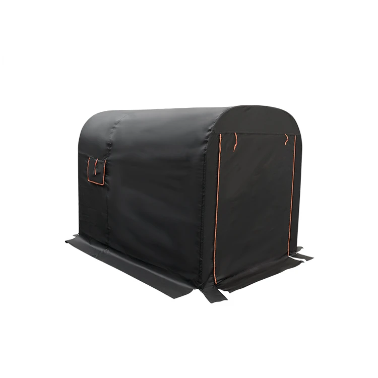 

HOMFUL Retractable Motorcycle Shelter Motorbike Garage Foldable Canopy Tent Folding Motorcycle Shelter