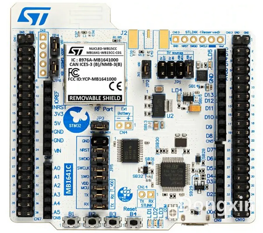 ST NUCLEO-WB15CC Плата разработки STM32 Nucleo-64 с STM32WB15CC поддерживает Arduino инструменты для
