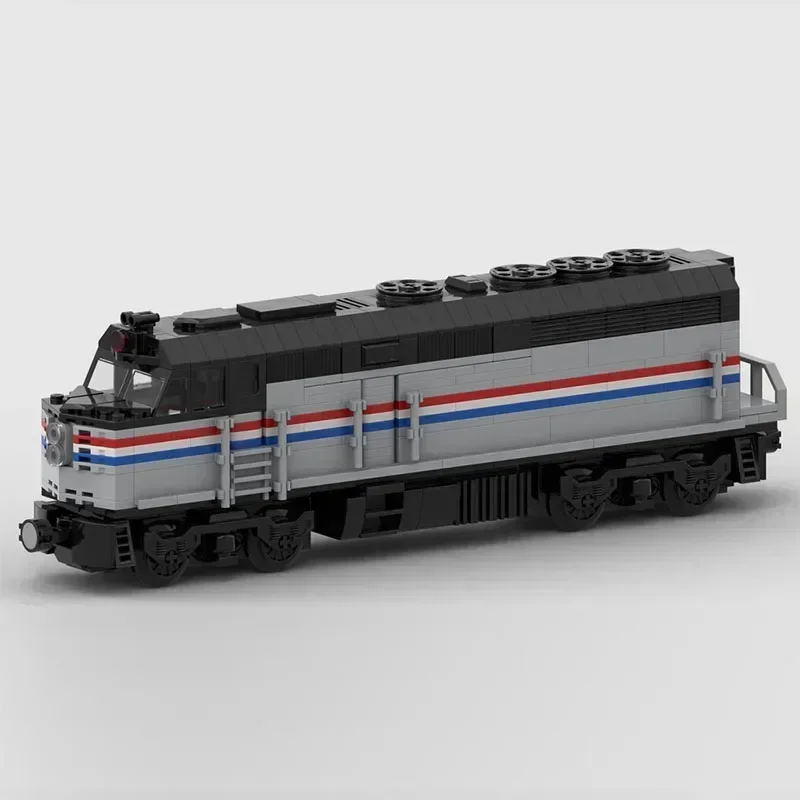 Популярная городская модель автомобиля MOC строительные кирпичи железная дорога