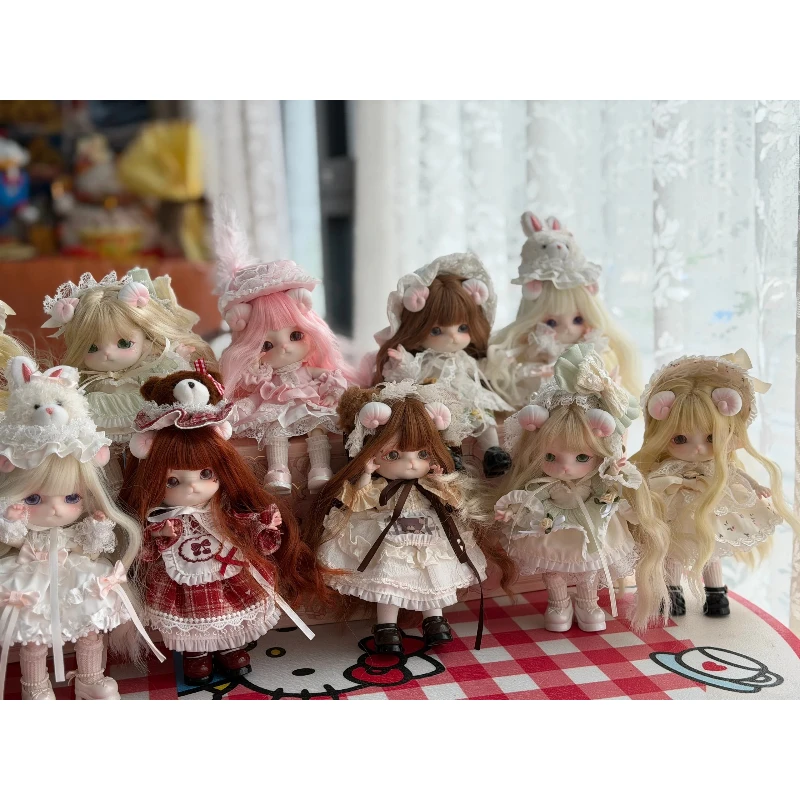 Фото Коллекционная серия Mimia Journal Dreamy Princess House: Загадочная коробка-сюрприз Mjd, игрушки-фигурки Kawaii, подарок, аниме-фигурки, куклы с подвижными суставами №2