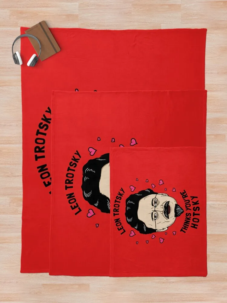 Леон Троцкий думает что ты горячий пледы кровать модный лохматый спальный мешок