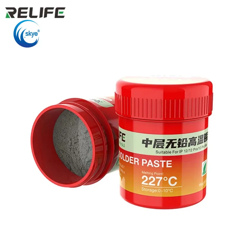 

RELIFE RL-406 227℃ Lead-Free High Temperature Lead-free Solder Paste High-end Machine Motherboard Repair Welding Fluxes