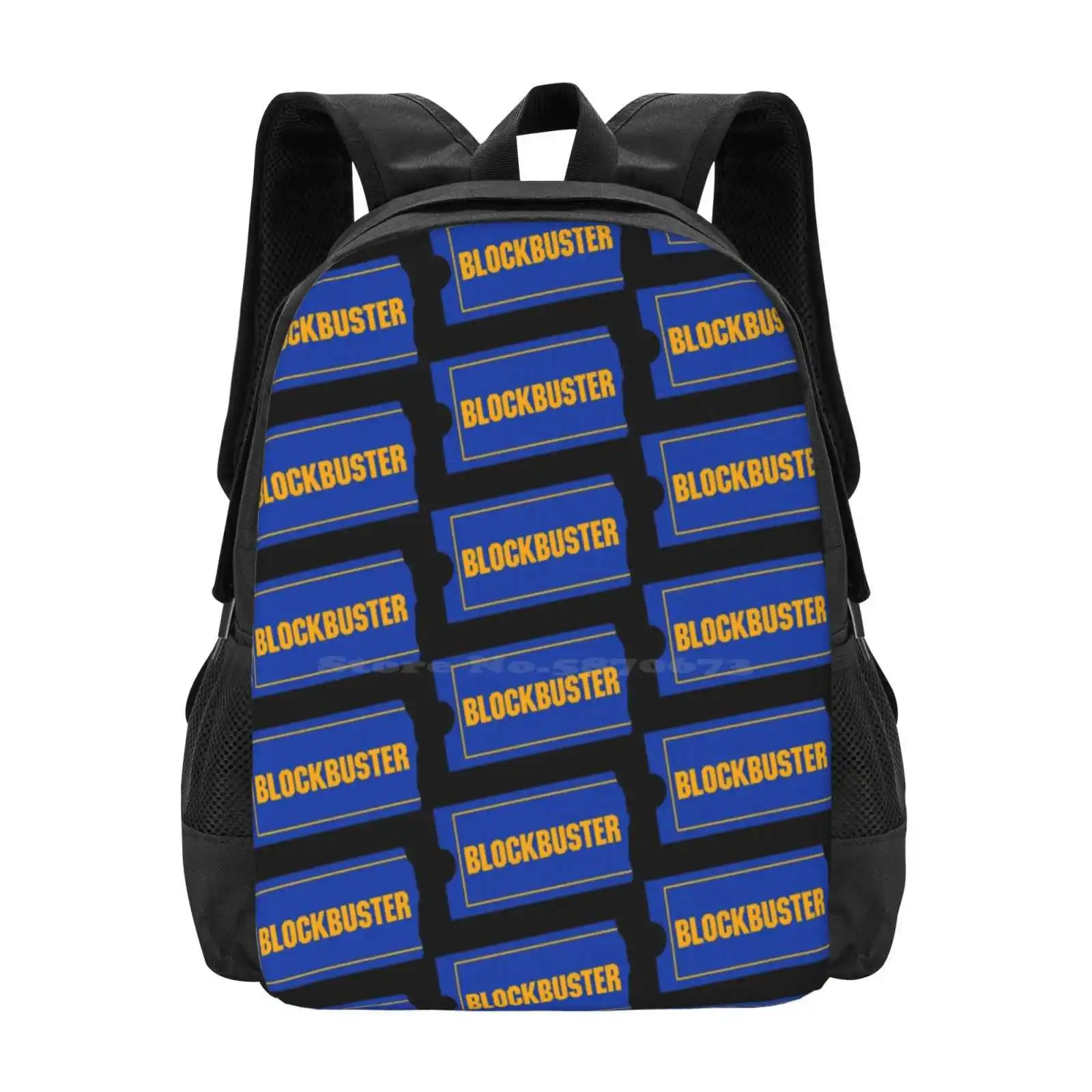 

Blockbuster Pattern Design Bag Student'S Backpack Blockbuster Video Blockbuster Movies Blockbuster Oregon Last Blockbuster