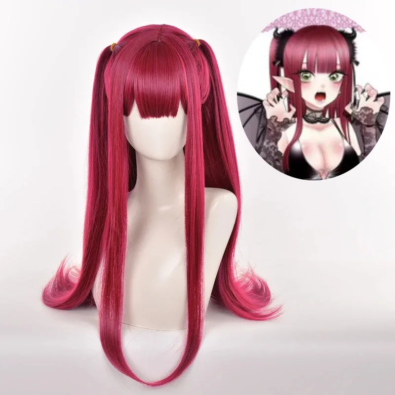 Фото Vivi 2025 аниме My Up Rizu Kyun Косплей Костюм Парик My Dress Up Darling Red Kitagawa Marin Devil Co №5