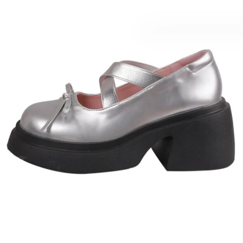 Туфли принцессы в стиле &quotЛолита&quot на платформе Мэри Джейн для девушек