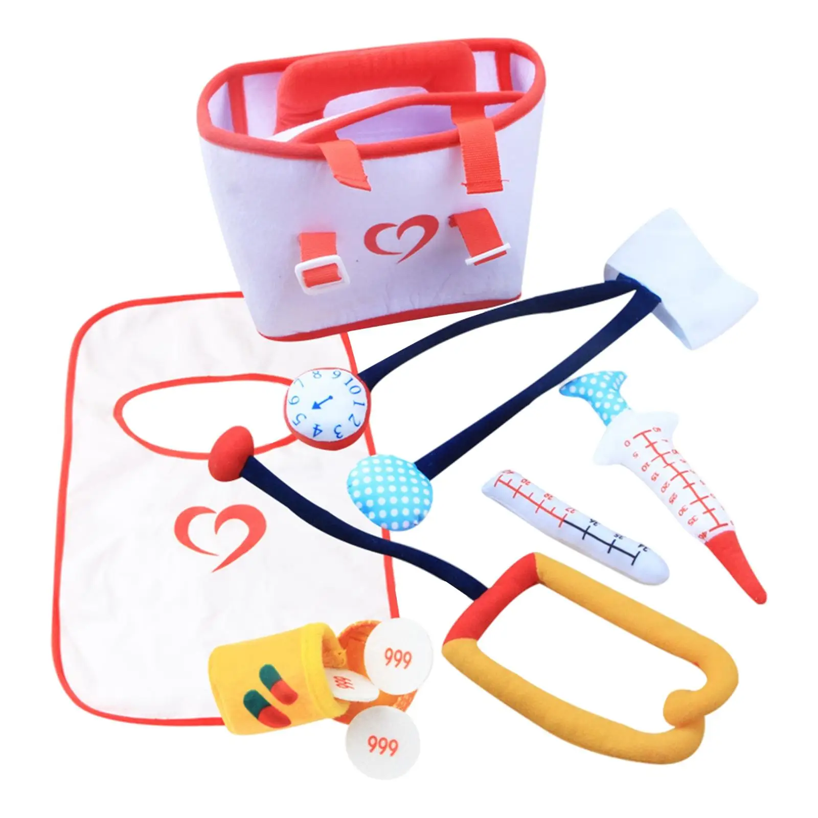 

Doctor Toys Medicine Box Playset Educational Pretend Play for Gift