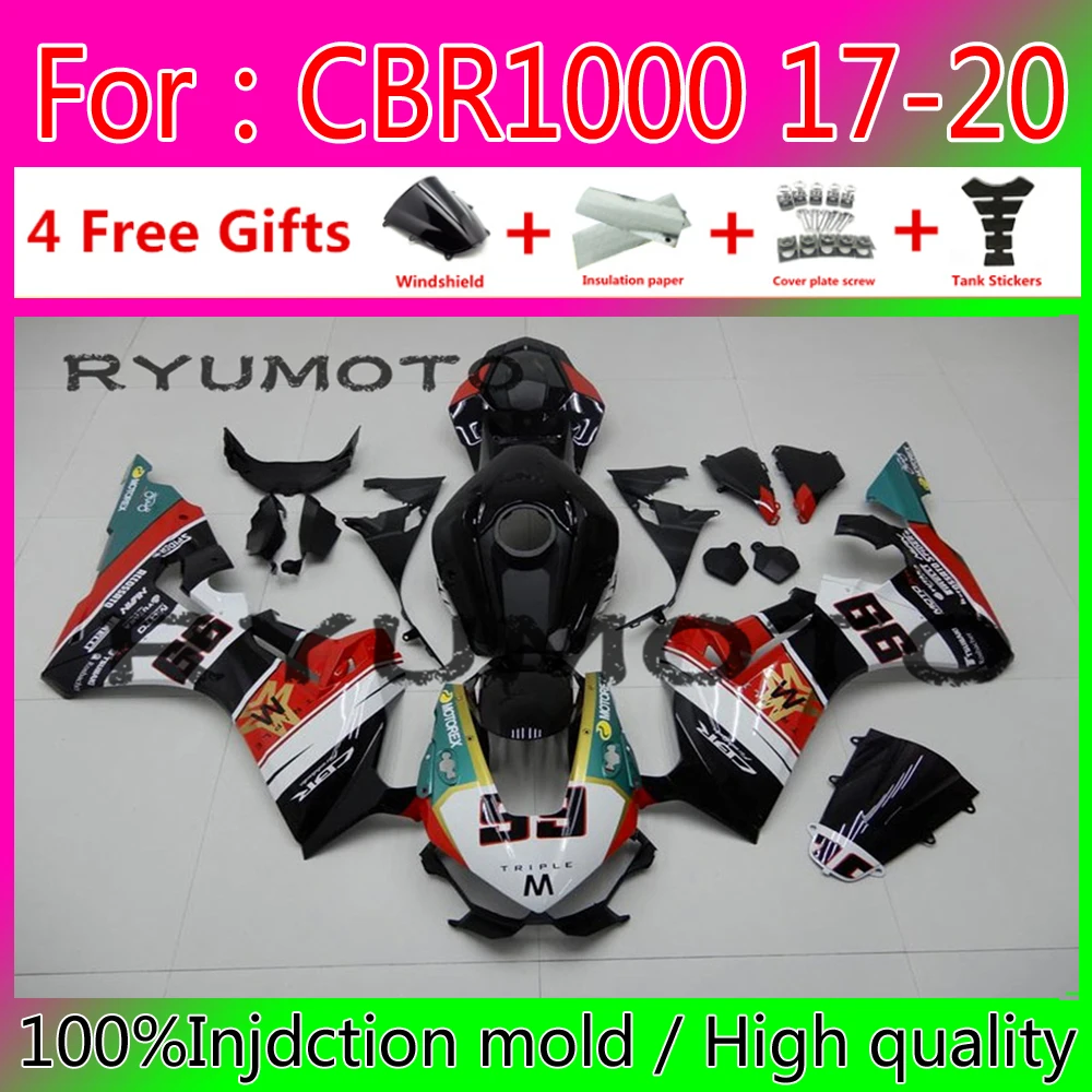 

Новый комплект обтекателей для мотоцикла ABS Подходит для HONDA CBR1000RR 17-20 CBR1000 RR 17 20 обтекатель для кузова