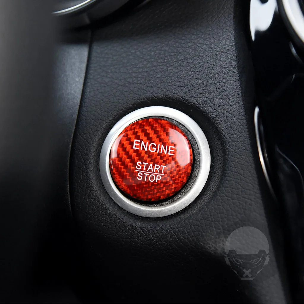 

D=36mm Car Interior Ignition Engine Start/Stop Button Cover Trim Styling Sticker Fit For Benz C200L GLA200 GLC260 B200 GLE GLS